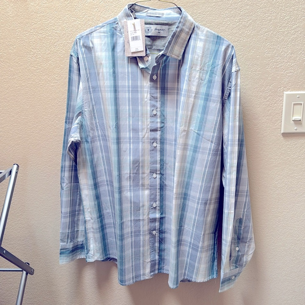 NWT Blue striped Men’s XXL Hayati dress shirt